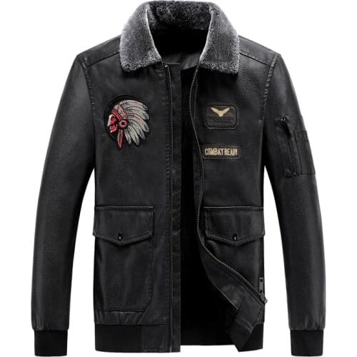 Plus Size 6XL,7XL,8XL ,9XL PU Leather Jacket Men Fashion Outerwear Men Winter Fleece Warm Slim Casual Motorcycle Leather Coats