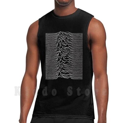 Unknown Pleasures Tank Tops Vest Sleeveless Unknown Pleasures Joy Division Ian Curtis Peter Hook Bernard Sumner Stephen