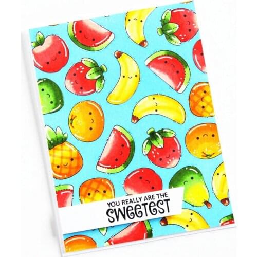 "You Are The Sweetest" Metal Cutting Dies And Coordinating Stamp For Scrapbooking Craft Die Cut Card Making Embossing Stencil