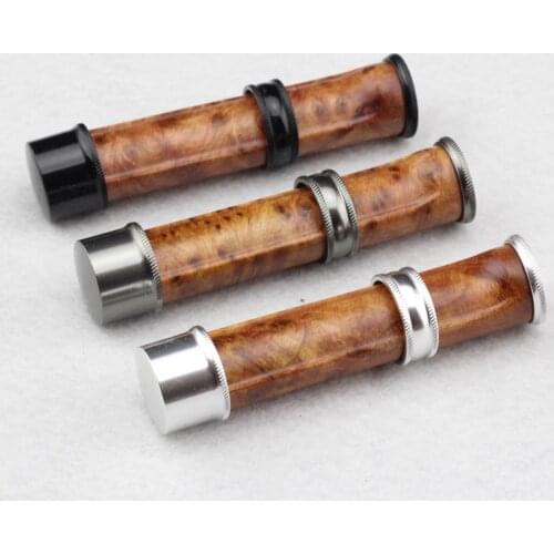 10g Down Locking wood Reel Seat - Aluminum Ring + Wood Fishing Rod building DIY Repair fishing rod components