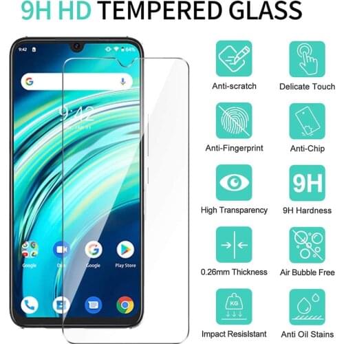 High Clear Transparent Tempered Glass For Umidigi S5 A7 A9 Pro Screen Protector Glass Film For For Umidigi A3S A3X Case