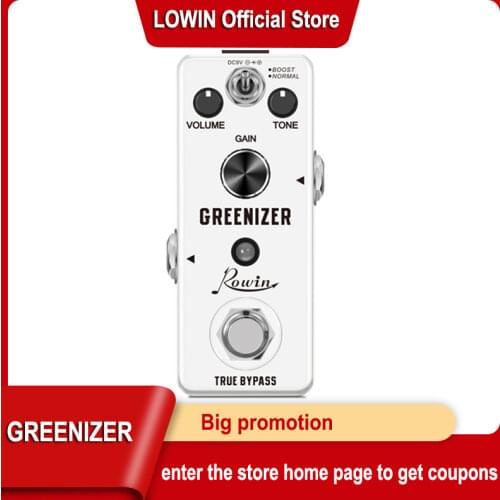 Rowin GREENIZER LEF-323 guitar pedal Ture Bypass Analog pedal for guitar
