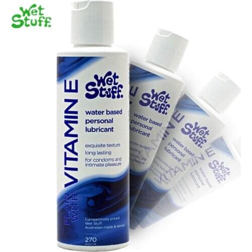 WetSuff 270g Vitamin E Lubricant Australian Plant Seaweed Essence Moisturize Repair Vagina Lube Sexual for Sex Adult Anal Games