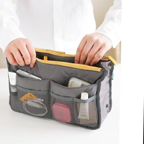 Portable Canvas Travel Bags Make Up Organizer Bag for Women Men Casual Multifunctional Cosmetic Makeup Toiletry Storage Handbag
