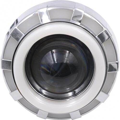 12V-85V LED Angel Devil Eyes Motorcycle Headlight Dual Halo Motor Flashing Light Детали интерьера Motocycle Accessories