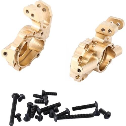 2pcs Car Model Accessories For Traxxas TRX4 Front Axle Copper Steering Cup For Remote Control Crawler