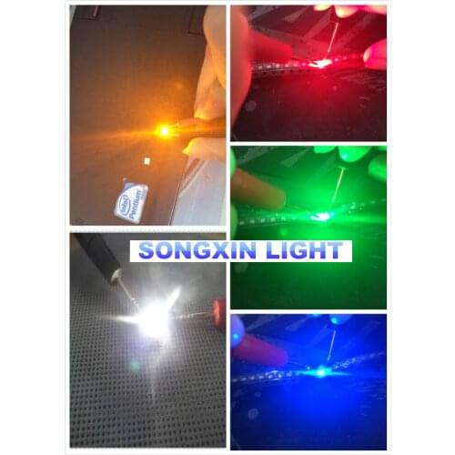 5 colors x100pcs =500pcs SMD 0603 led Super Bright Red/Green/Blue/Yellow/White Water Clear LED Light Diode 1.6*0.8*0.6MM