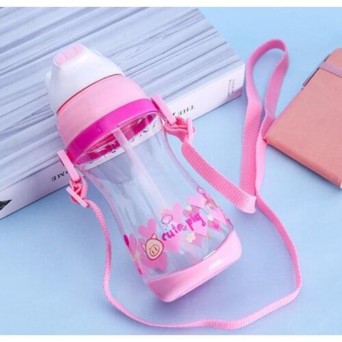 500ML Kids Baby Water Bottle Free Childrens Cup Baby Portable Feeding Bottle With Straw Leak Proof Durable Water Cup