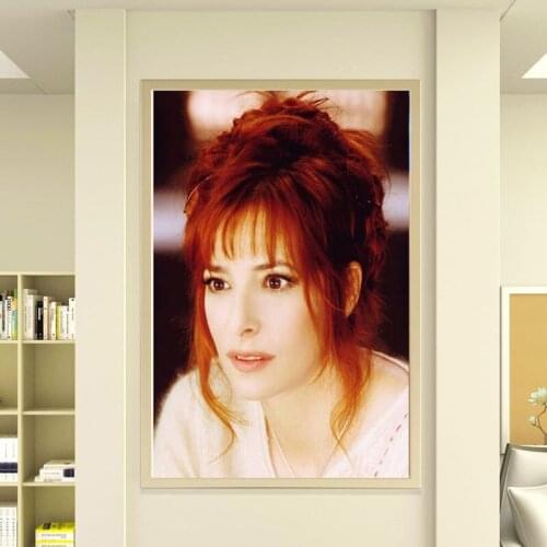 5D DIY Full Square/Round Diamond Diamond Painting French Female Singer Embroidery Rhinestone Cross Stitch Home Decoration Gift