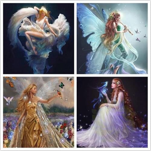 Diy 5D Diamond Painting Fairy Princess Elf Full Diamond Embroidery Dream New Product Rhinestone Cross Stitch Handmade Girl Gift