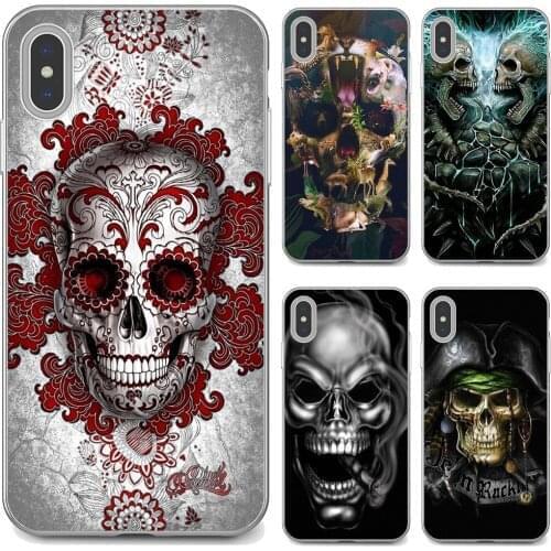 The-Punisher-Horrible-Halloween-Skull For Xiaomi mi Redmi Note 3 4 4X 5 6 7 8 8t 9 9s 9t 10 pro lite Soft Skin Case