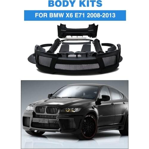 FRP Black Primer Car Accessories Body Kits for BMW E71 X6 xDrive 35i 50i 50iA M Sport SUV 4 Door 2008-2013