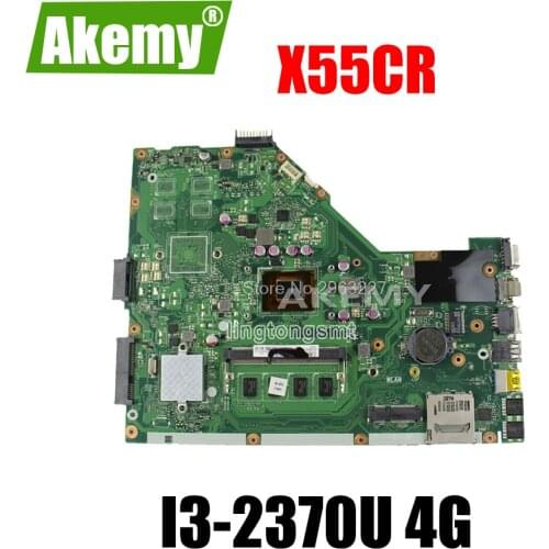 For Asus X55CR X55VD motherboard 4G RAM i3-2370m integrated original mainboard 100% test