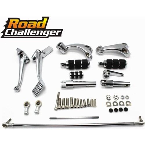 For Harley Sportster XL 883 1200 XL883 Iron 883 XL1200X 48 2004 - 2013 Motorcycle Forward Controls Kit Foot Pegs Levers Linkages