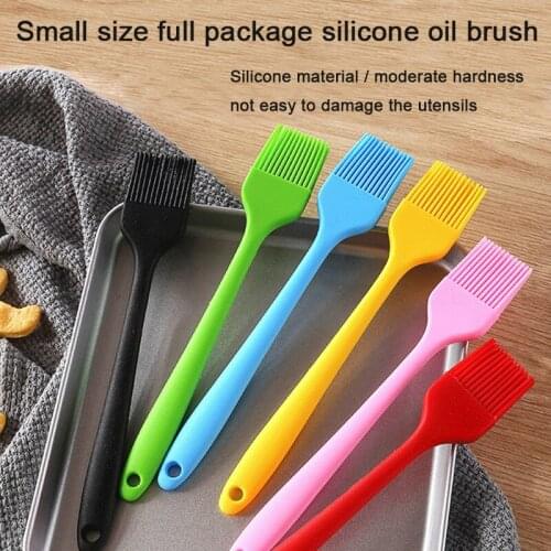 Cake Baking Barbecue Brush Home DIY Silicone Tools Eco-friendly Bread Oil Cream Cooking Brush Silica Gel Brush Kitchen Tools