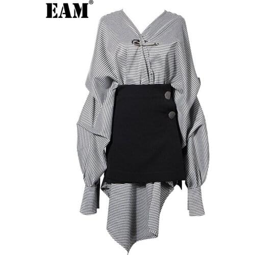 Летние платья в клетку EAM China At AliExpress