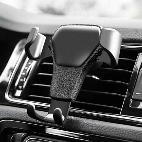 Gravity Car Mount For Mobile Phone Holder Car Air Vent Clip Stand Cell phone GPS Support For iPhone 11 XS X XR 7 Samsung Huawei