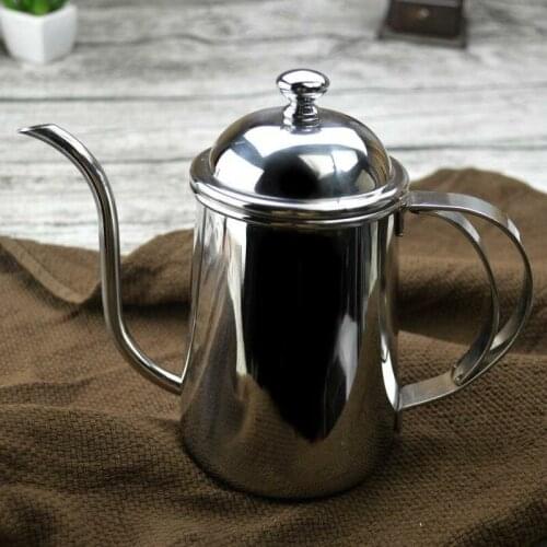 650ml Stainless Steel Small Mouth Pot Punch Kettle Coffee Pot Tea Tools Drinkware Coffee Maker