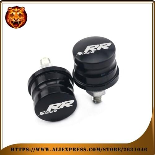 Motorcycle Rear Fender License Plate Bolt Screw M6 universal Decorative Screws For BMW S1000RR S1000 2019 2018 17 Blue Logo CNC