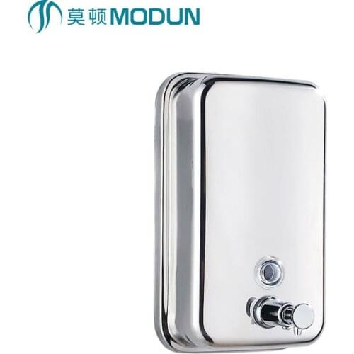 Wall mount 500/800/1000ml stainless steel 304 liquid soap dispenser for commercial bathroom toilet