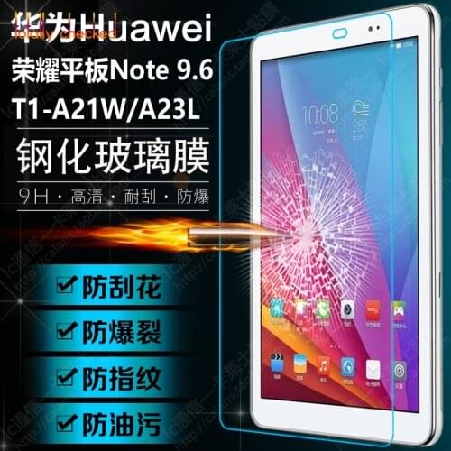 Real Glass for Huawei Honor 9.6 T1-A21W T1-A21L T1 10 T1-A23L Tablet + Cleaning Kit 9H Tempered Glass Screen Protector Film