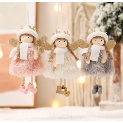2021 New Year Gift Cute Christmas Angel Doll Xmas Tree Ornament Noel Deco Christmas Decoration for Home Natal Navidad 2022 Decor