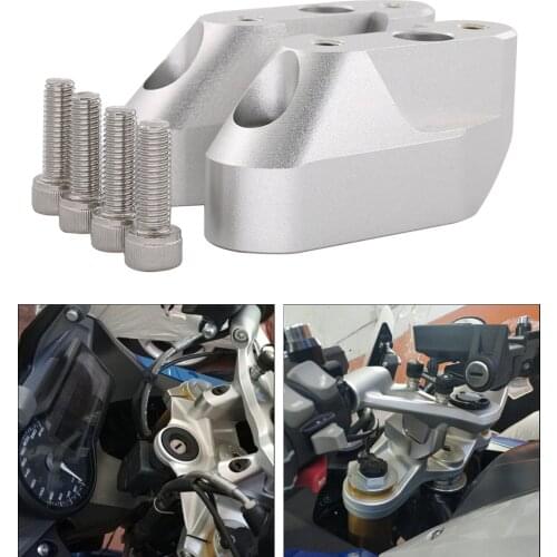 Motorcycle Aluminum Alloy Handlebar Risers Compatible with BMW r1200rs 2015 2016 Accessory Parts DIY