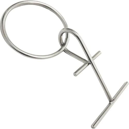 Portable Dock Cleat 316 Stainless Steel with O-Ring for Fenders, Bumpers, Mooring Line Marine Grade