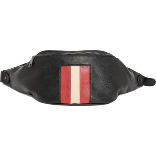 Waist Pack Fanny Pack Man Belt Pouch Street Hip Bag High Capacity Banana Bag Leather Young Kidney Money Belt Shoulder Package