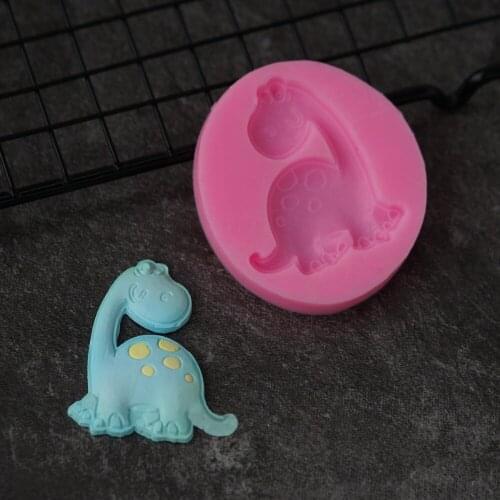 3D Cartoon Dinaso Silicone Fondant Mold Cake Decorating Cupcake Sugarcraft Chocolate Molds