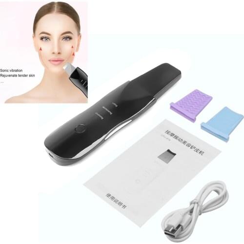 2021 Skin Scrubber Blackhead Remover Acne clean Facial Massager Face Scrubber peeling ultrassonico pore Cleaner Machine