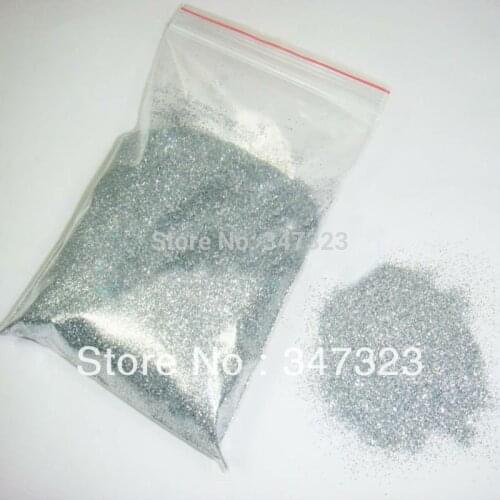 TCM0100 0.2MM Size Silver Color Shining Nail Glitter Powder