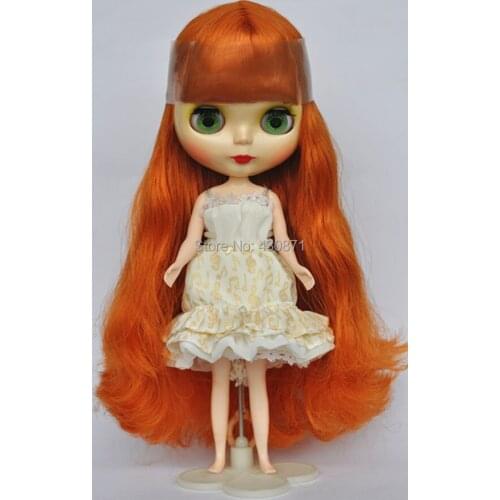 Free shipping Nude dolls DIY doll on sale Girl dolls(orange hair)