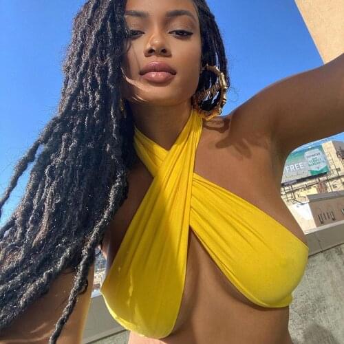 Halter Sexy Strapless Chest Wrap Crop Tops Women Fashion Ruched Tube Top Cropped Feminino Underwear Vest Top Streetwear