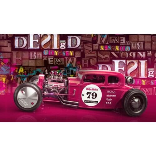 House decoration, home decoration, modern boutique, popular car, ultra-clear, popular, beautiful and generous 3d wall stickers