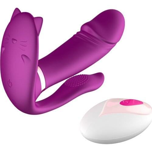 Panties Vibrators Dildo Adult Sex Toy For Woman Remote Control Vibrating Panties Vibrator Female Masturbator Cat Vibrator