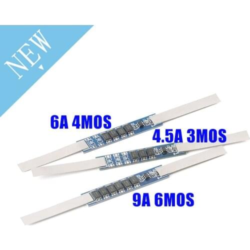 3.7V 4.5A 6A 9A Li-ion Lithium Battery 18650 Charger Over Charge Protection Board With Solder Belt