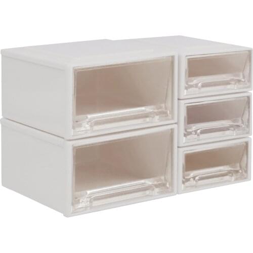 1:6 Mini Model doll house Small five-piece drawer storage box 25011
