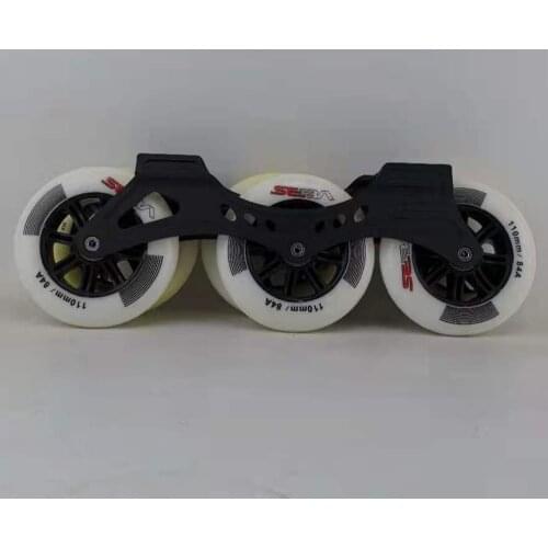 100% Original SEBA FR Inline Speed Skate Frames With 3*110mm 84A Or 85A SEBA Wheels ILQ-9 Bearings Aluminum CNC Speed Basin
