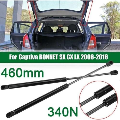 2Pcs Car Front Bonnet Hood Lift Gas Shock Struts Support for Holden Captiva BONNET Models SX CX LX 2006-2016