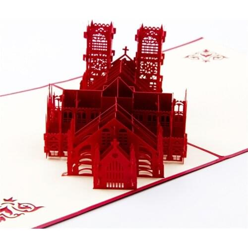 3D Laser Cut Handmade Carving Happy Birthday Paper Invitation Greeting Cards PostCard Birthday Party Creative Gift with Envelope