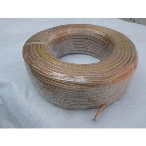 Fast Free Ship 10m/lot 2*1.0mm Loudspeaker cable Audio Cable horn wire High fax fever line Speaker wire acoustics wire