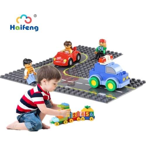 Large Particl Building Blocks Plate Highway Floor Scene Accessories Early Childhood Education Teaching Aids For Children Gifts