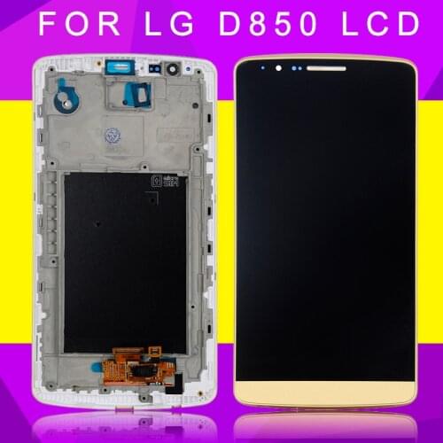 HH 1Pcs 5.5 Inch D850 Lcd For LG G3 LCD With Touch Screen Digitizer Assembly D851 D855 Display With Frame Free Shipping+Tools