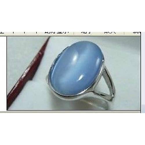 Beautiful blue opal ring size 7 8 9 # ^^@^NEW style Fine jewe Noble Natural FREE SHIPPING