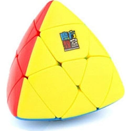 MoYu Mastermorphix Cubing Classroom Stickerless Cube Strange Shape Cube Stickerless 3x3 Magic Cube Puzzle Toy - Colorful