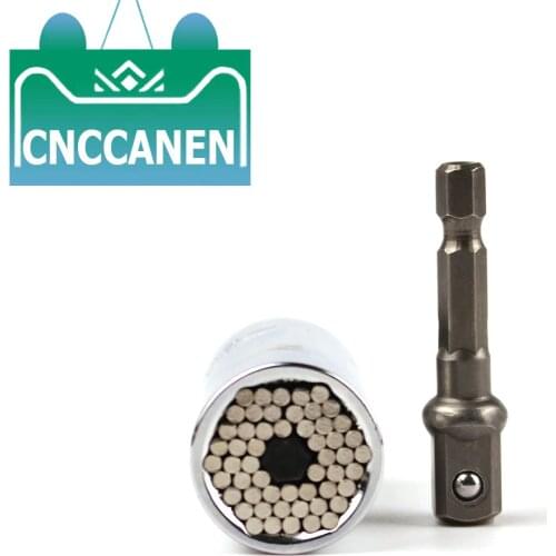 7mm-19 mm Universal Torque Wrench Set Socket Sleeve Power Drill Ratchet Bushing Spanner Key Magic Multi Hand Tools Cr-V Material