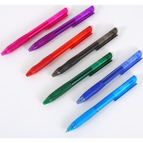 New Erasable Pen 7 Colors Ink Gel Pen 0.5mm Set Styles Rainbow selling Creative Drawing Ballpoint Pens For School Stationery
