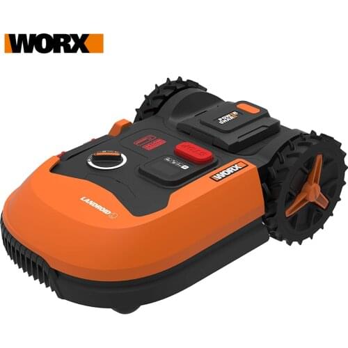 WORX Landroid L WR147E 20V Robot Lawn Mower Cordless Lawn Mower for Large Gardens up to 1000m² Telf-propelled Tidy lawn cut WIFI