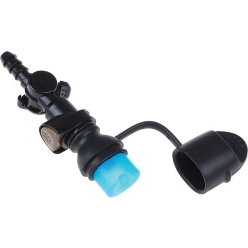 Outdoor Camping Clear Water Bags Silicone 90 Degree Flat Hydration Pack Suction Nozzle Bite Valve